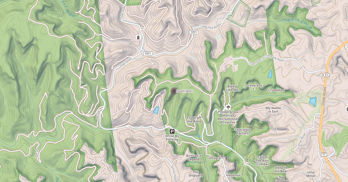 Map preview of Death Wish