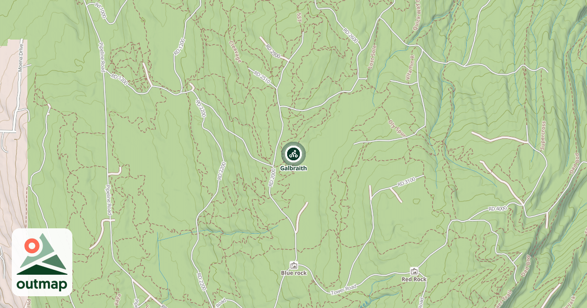 Map of Galbraith