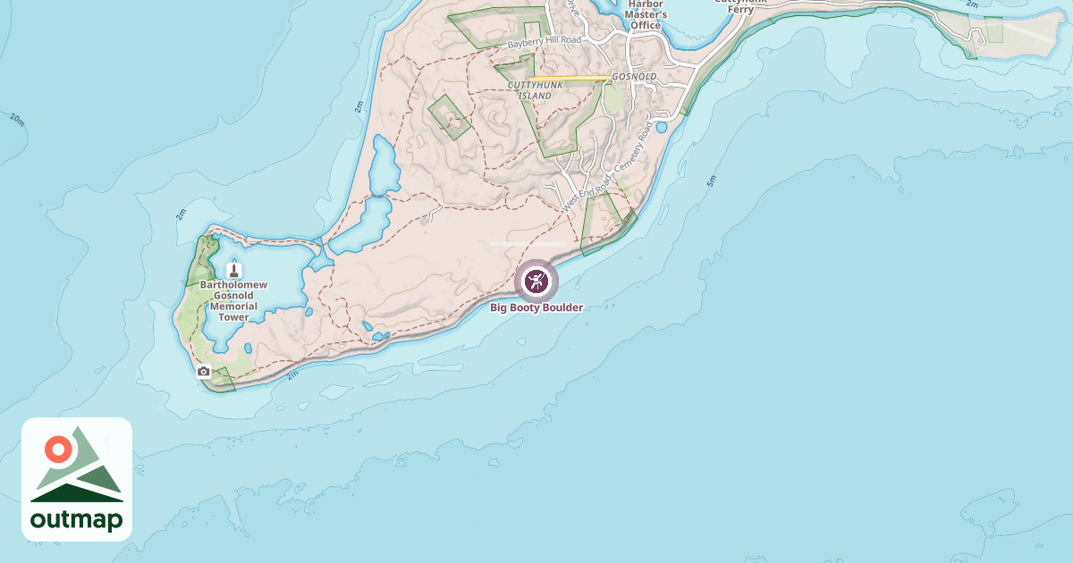 Map of Big Booty Boulder