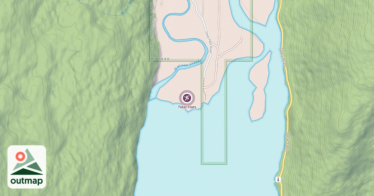 Map of Tidal Flats