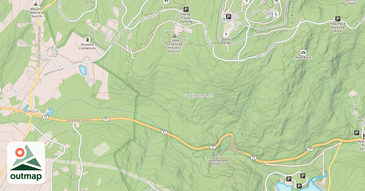 Map of Local Maximum