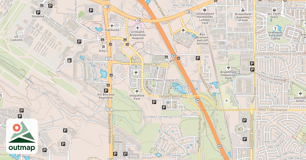 Map of Gypsy Traverse