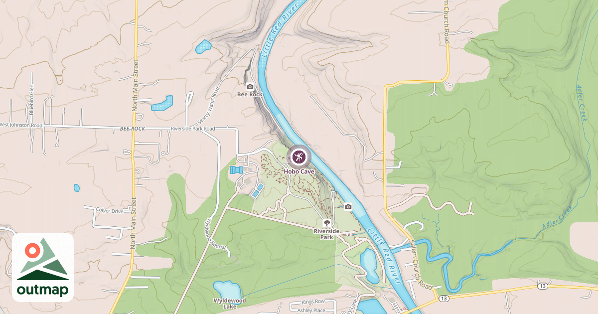 Map of Hobo Cave