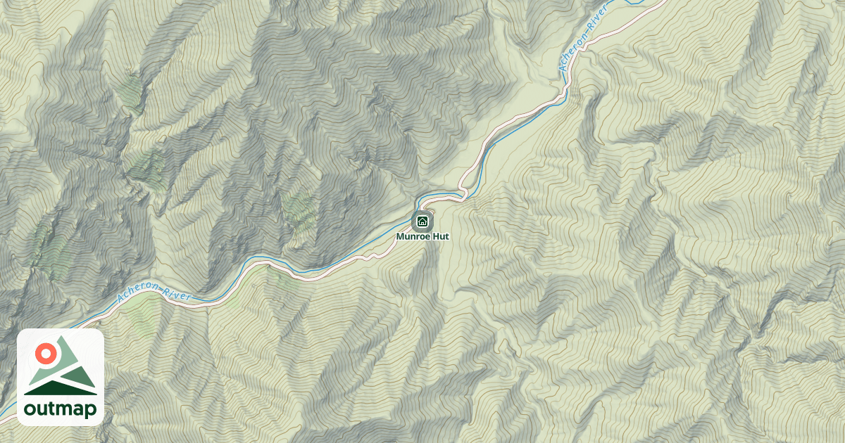 Map of Munroe Hut