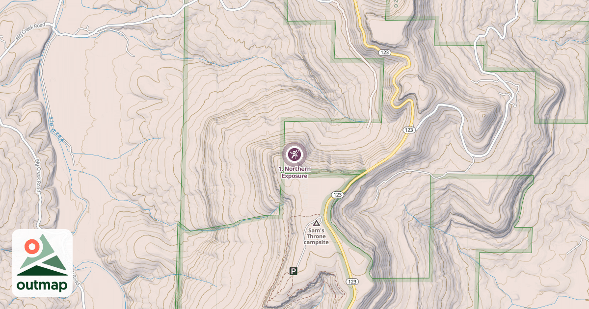 Map of 1. Northern Exposure