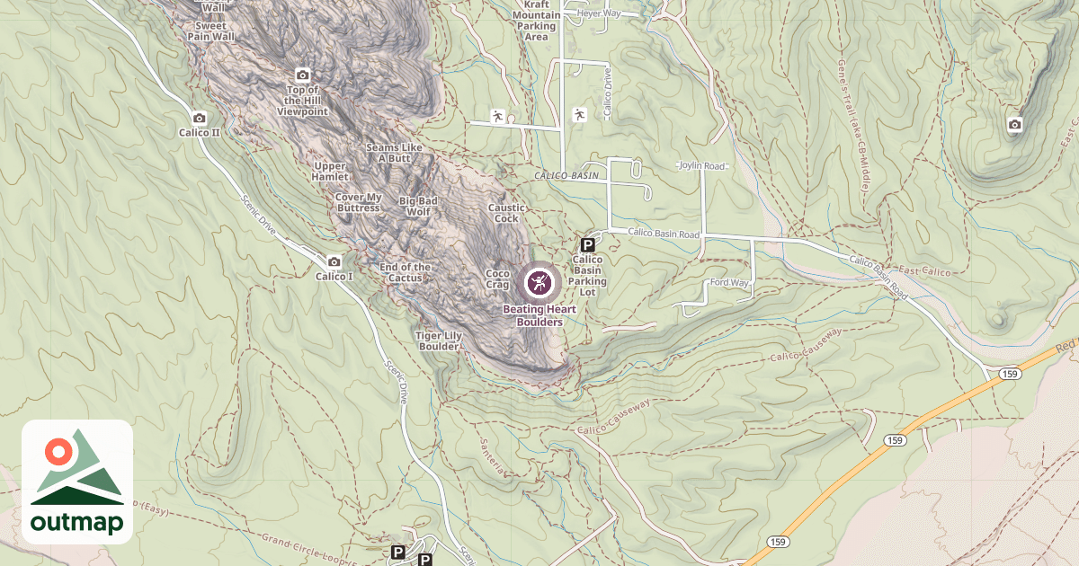 Map of Beating Heart Boulders