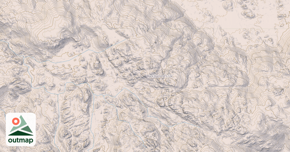 Map of Black Diamond