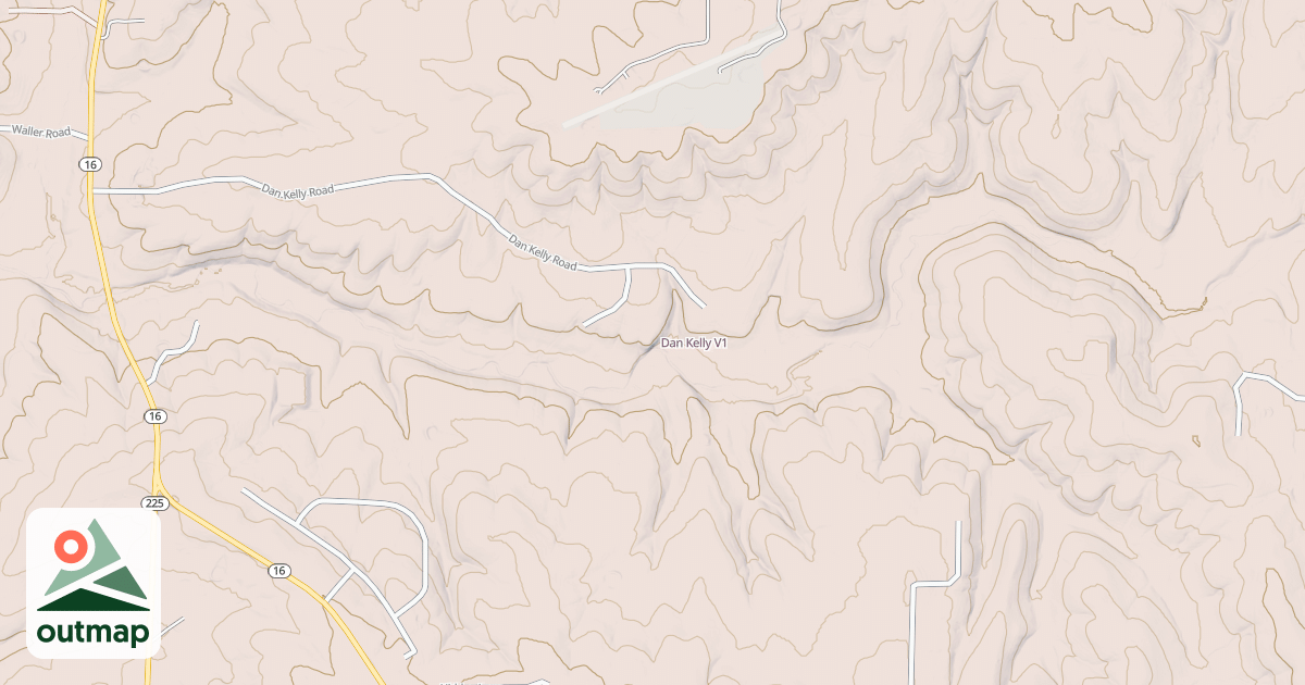 Map of Dan Kelly