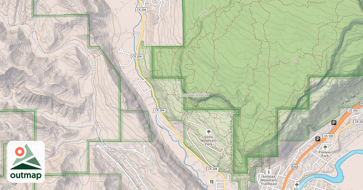 Map of Sunday Arete