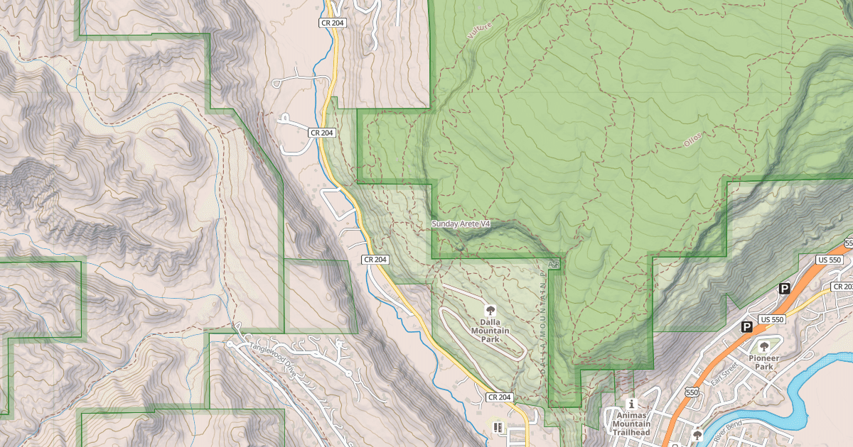Map preview of Sunday Arete
