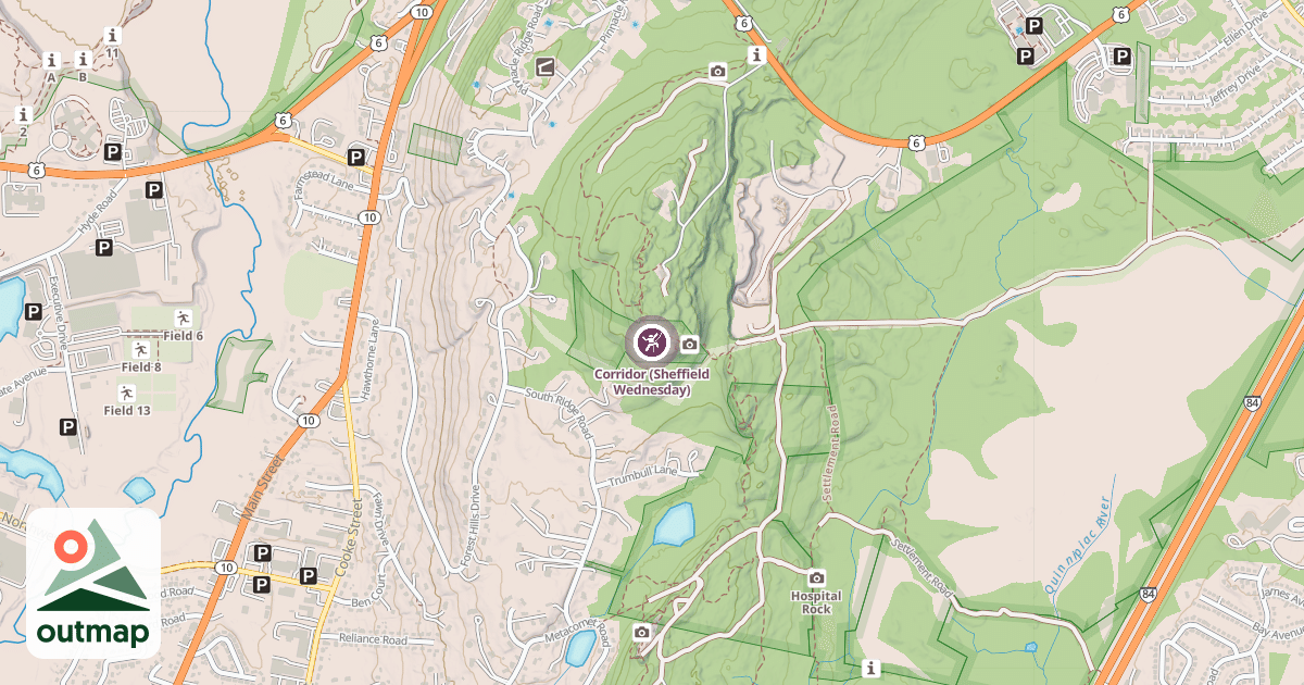 Map of Corridor (Sheffield Wednesday)