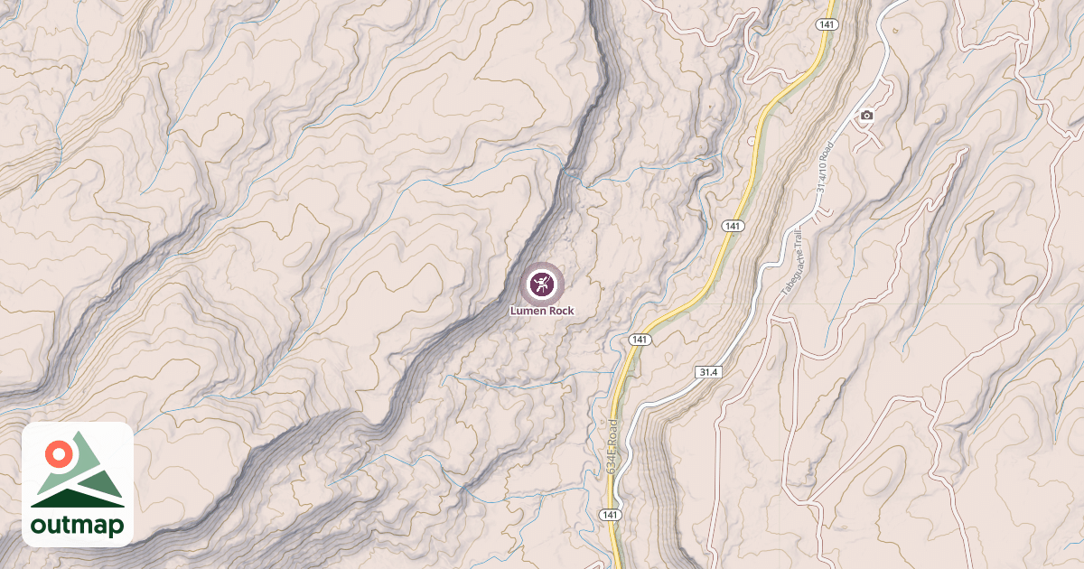 Map of Lumen Rock