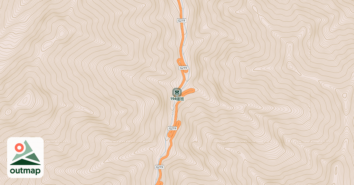 Map of 194道班