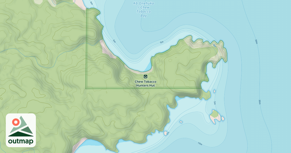 Map of Chew Tobacco Hunters Hut
