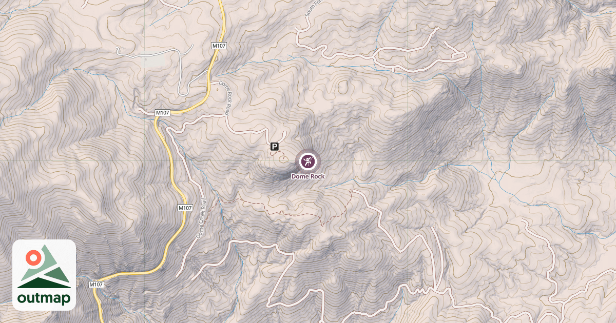 Map of Dome Rock