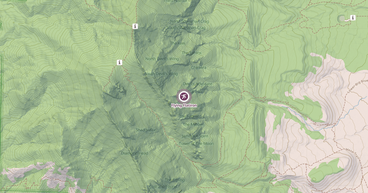 Map preview of Flying Flatiron