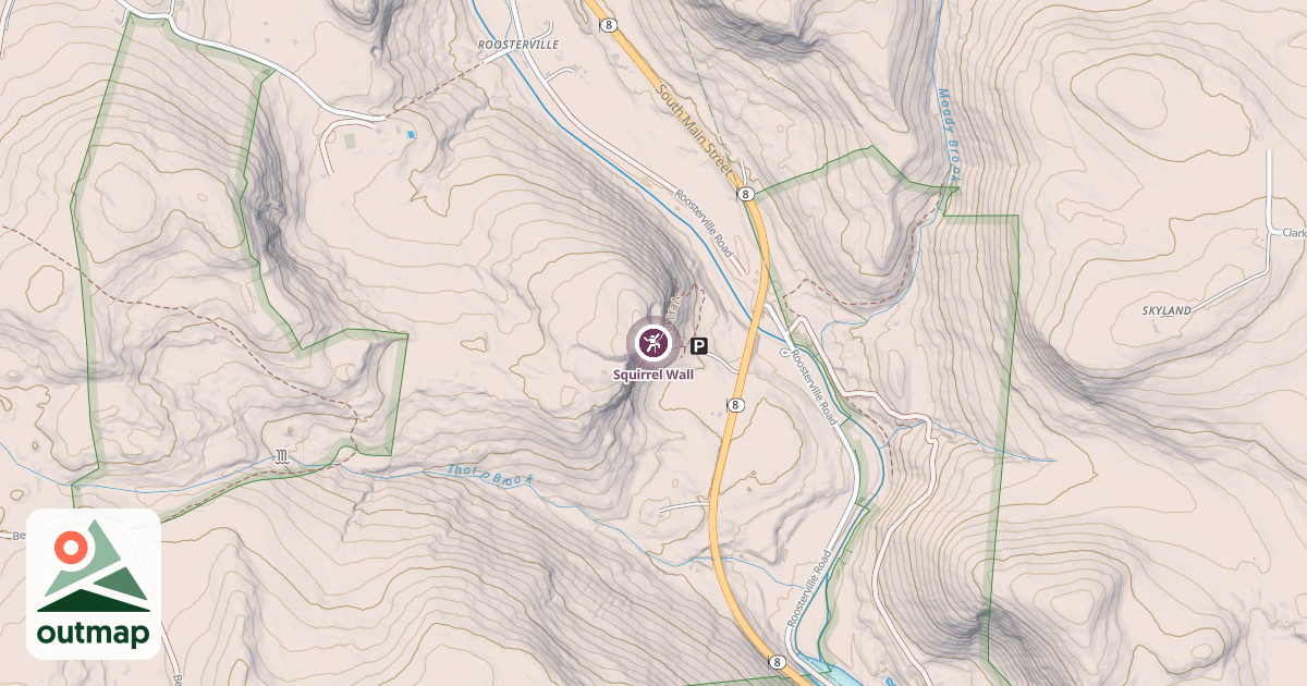 Map of Squirrel Wall