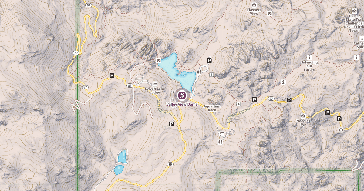 Map preview of Valley View Dome