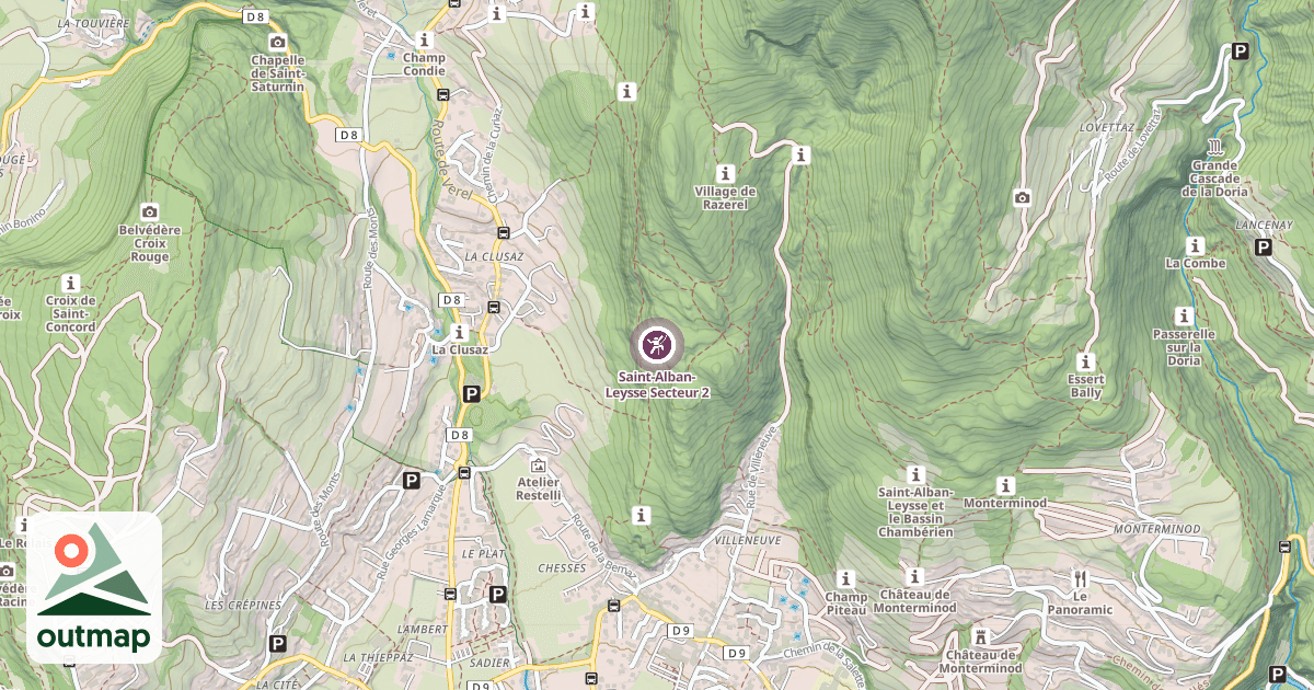 Map of Saint-Alban-Leysse Secteur 2