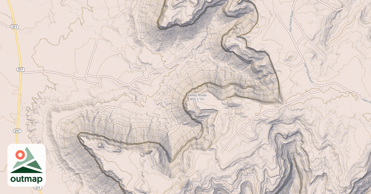 Map of Kelley Route #56