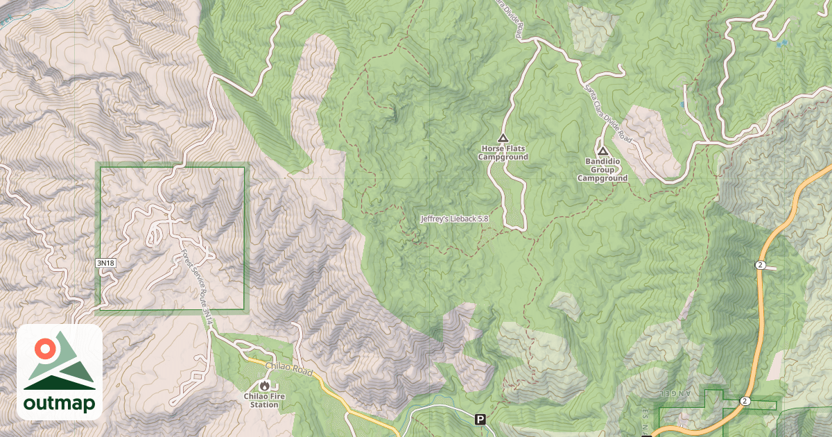 Map of Jeffrey's Lieback