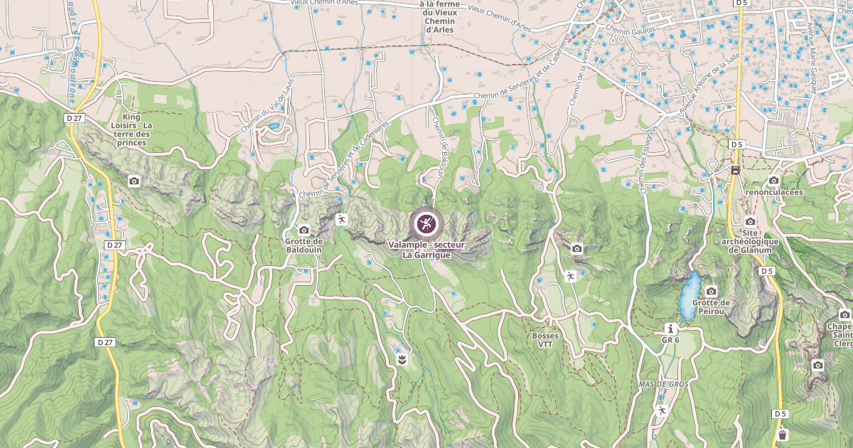Map preview of Valample - secteur La Garrigue