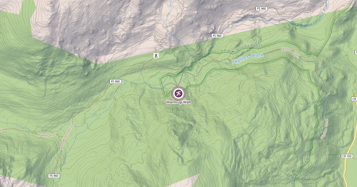 Map preview of Warm-up Wall