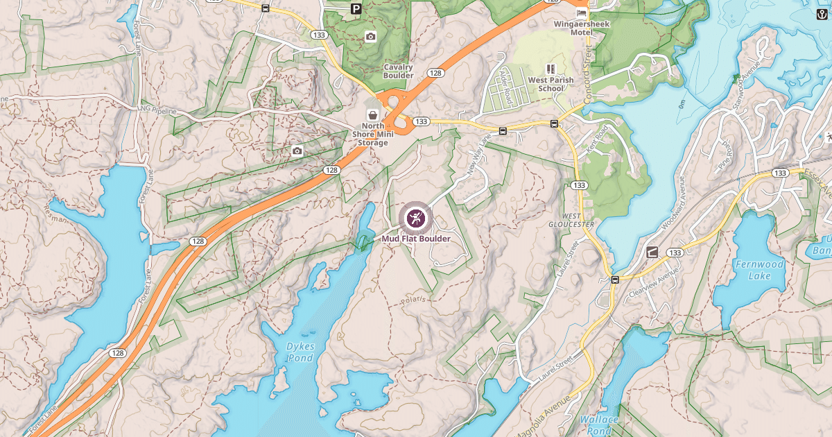 Map preview of Mud Flat Boulder
