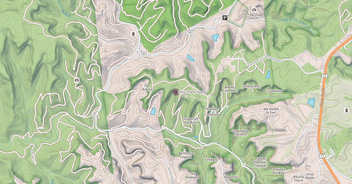 Map preview of Dirty Smelly Hippie