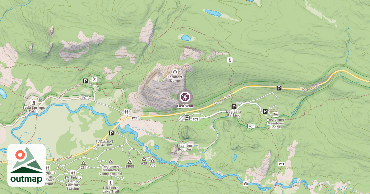 Map of East Wall