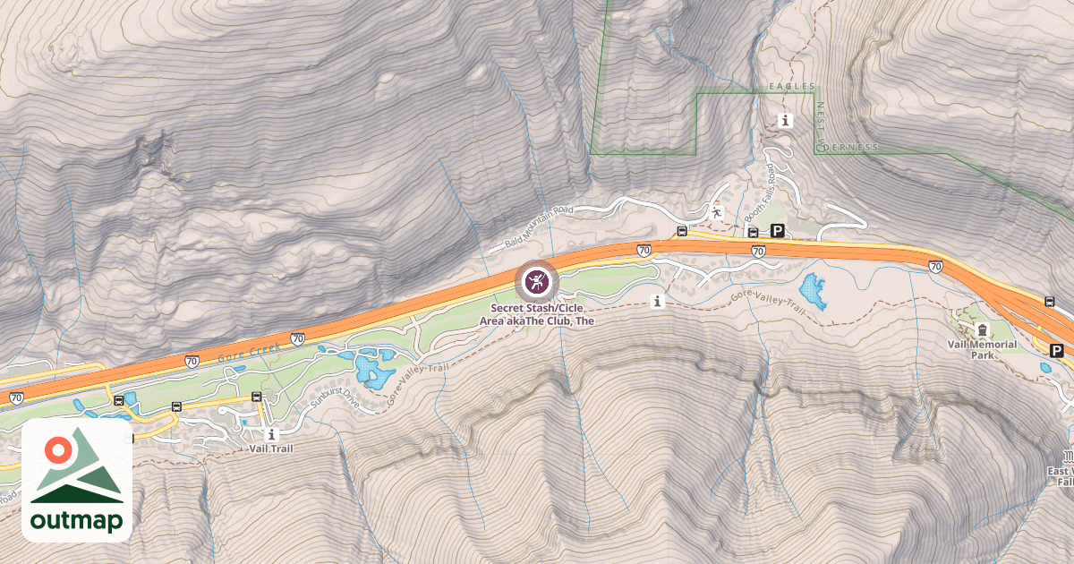Map of Secret Stash/Cicle Area akaThe Club, The