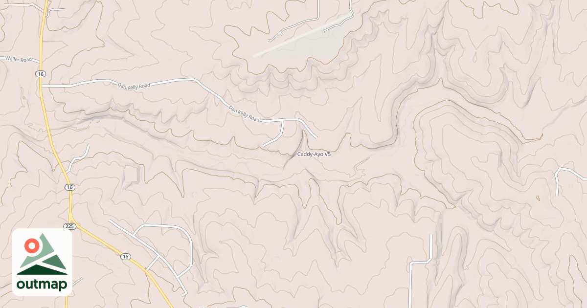 Map of Caddy-Ayo