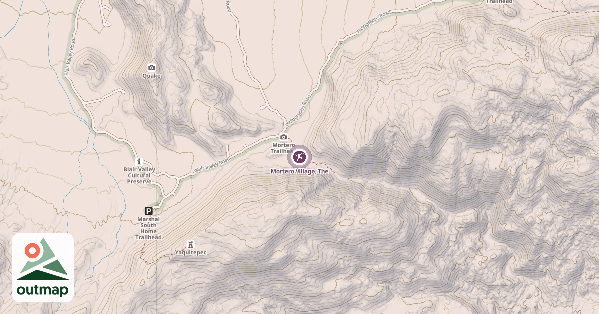 Map of Mortero Village, The