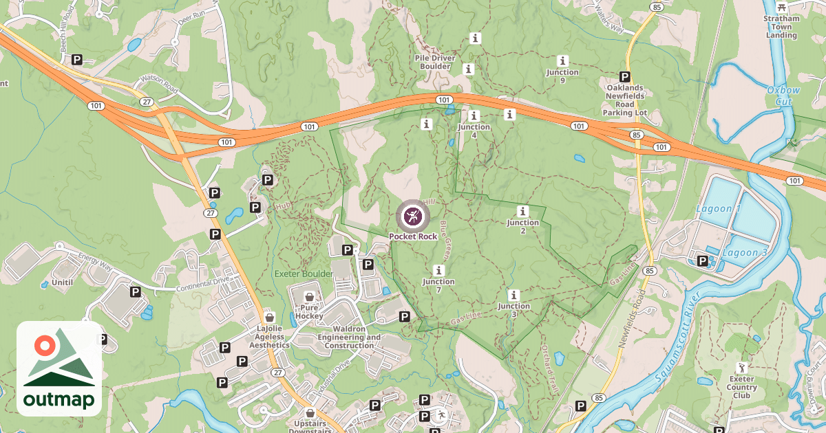 Map of Pocket Rock