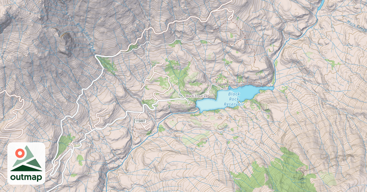 Map of Black Trout