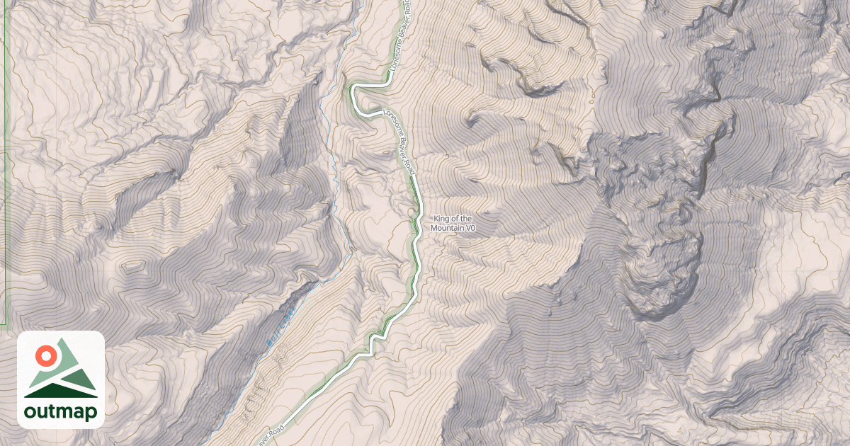 Map of King of the Mountain