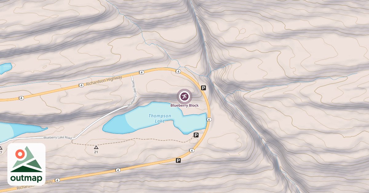 Map of Blueberry Block
