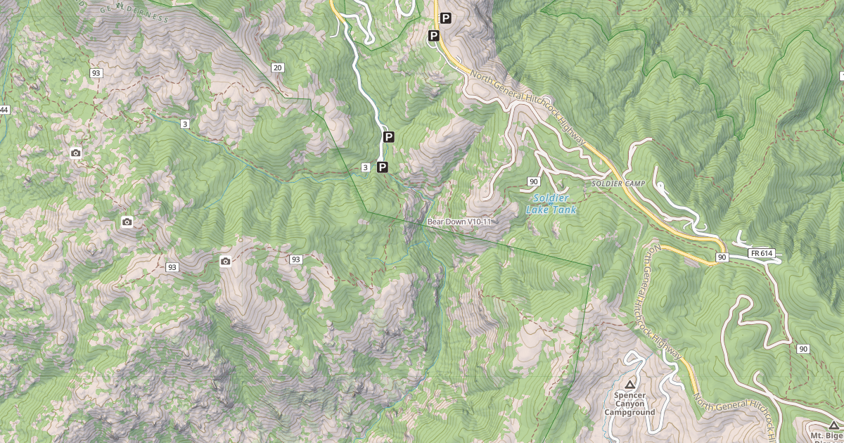 Map preview of Bear Down