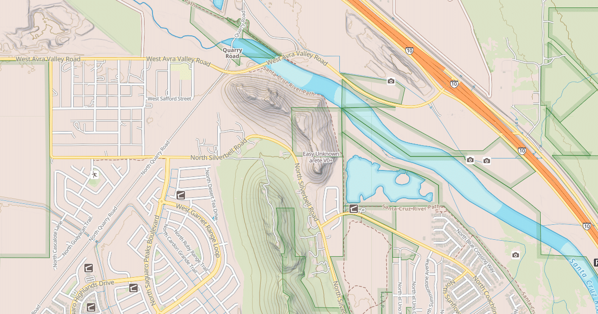 Map preview of Easy Unknown arete