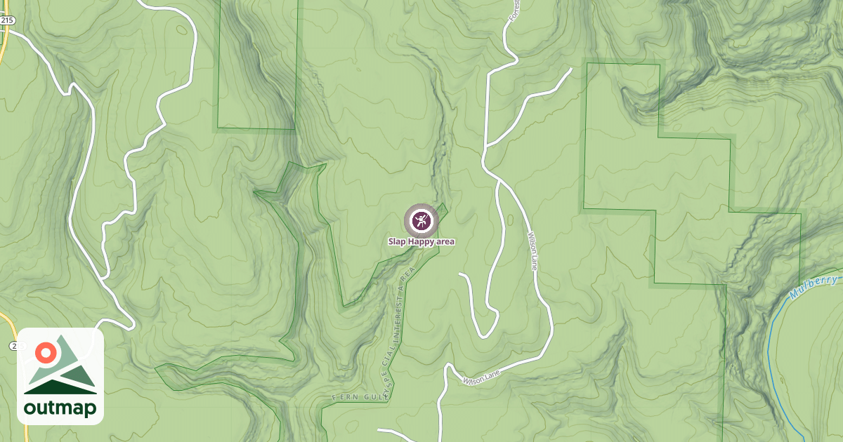 Map of Slap Happy area