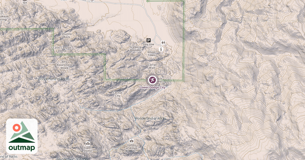 Map of Lower Dodge City
