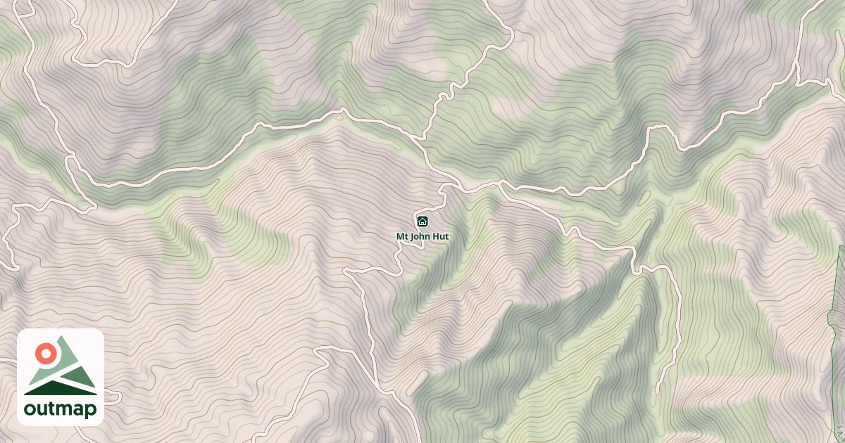 Map of Mt John Hut