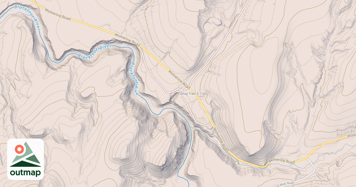 Map of Drug Train