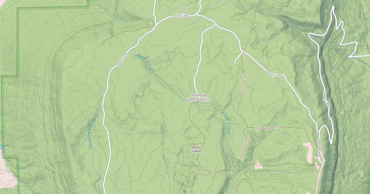 Map preview of Tennessee Sport Route