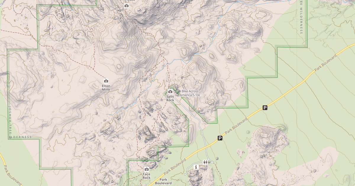 Map preview of Bike Across America