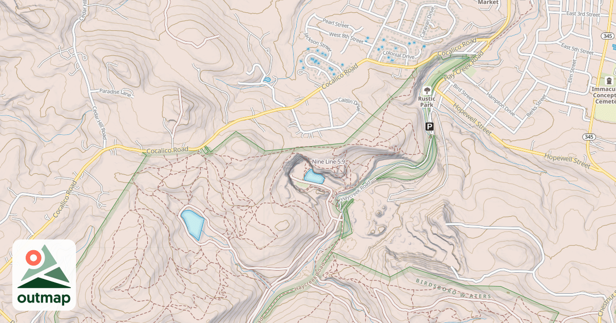 Map of Nine Line