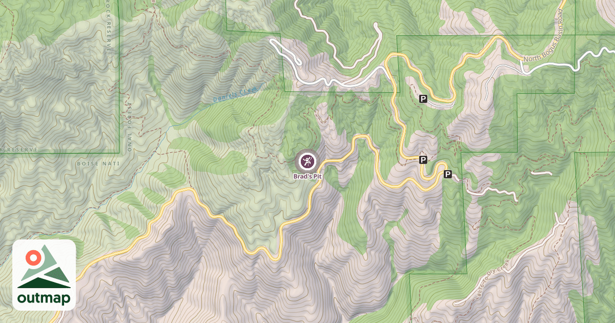 Map of Brad's Pit