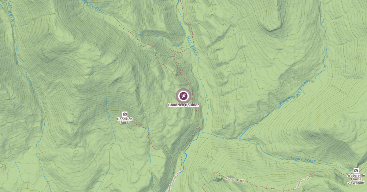 Map preview of Goodrich Boulder