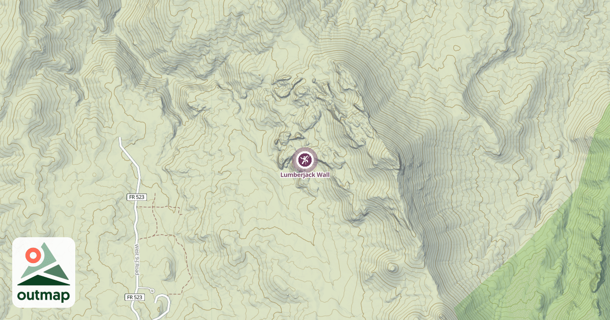 Map of Lumberjack Wall