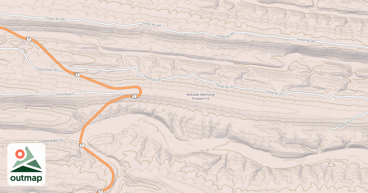 Map of Mohawk Memorial Problem